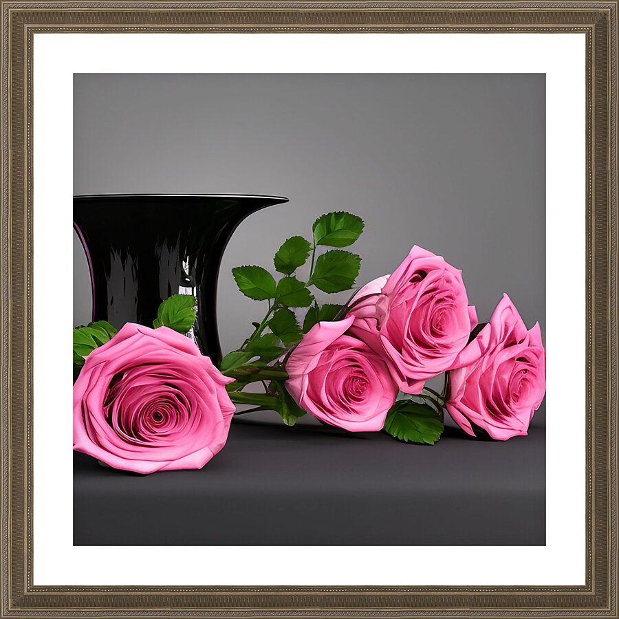 The Empty Vase Picture Frame print