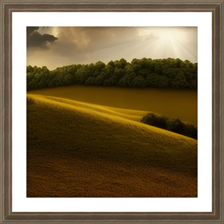 The Epic View Picture Frame print