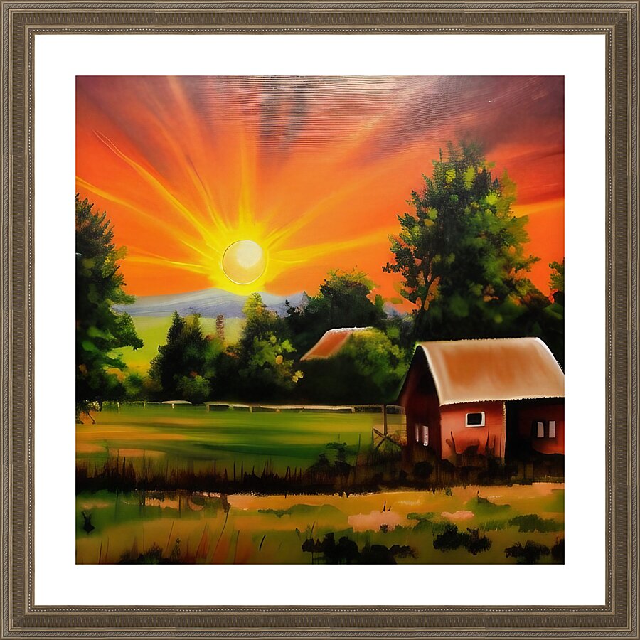 Countryside  Picture Frame print