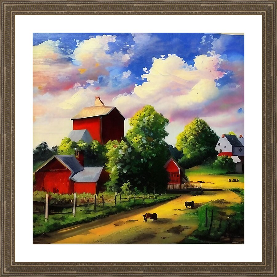 The Homestead. Picture Frame print