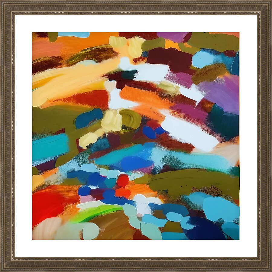Dimensions. Abstract. Picture Frame print