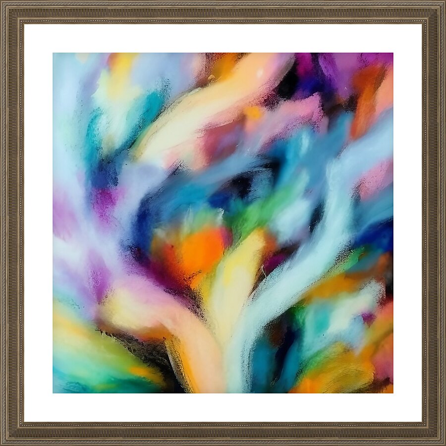 Distance. Abstract.  Picture Frame print