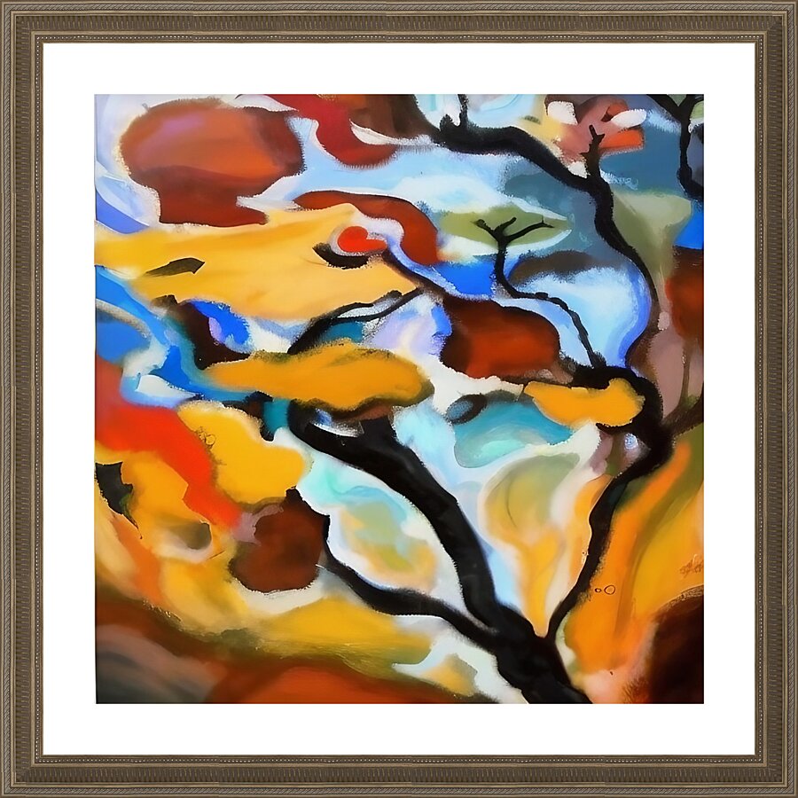 Distortion. Abstract. Picture Frame print