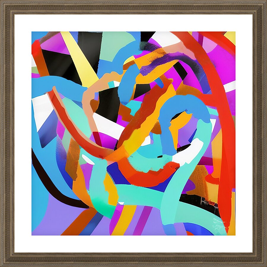 Tristed. Abstract. Picture Frame print