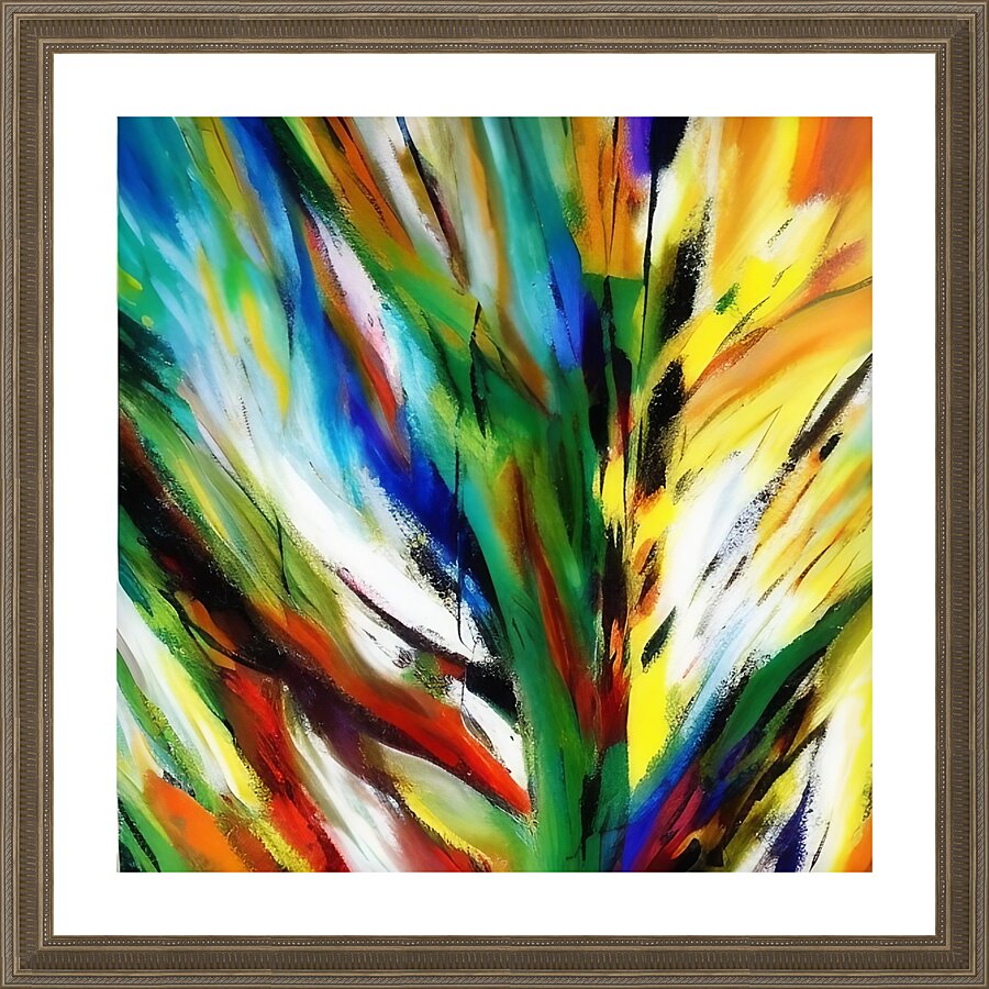 Electric Dreams. Abstract. Picture Frame print