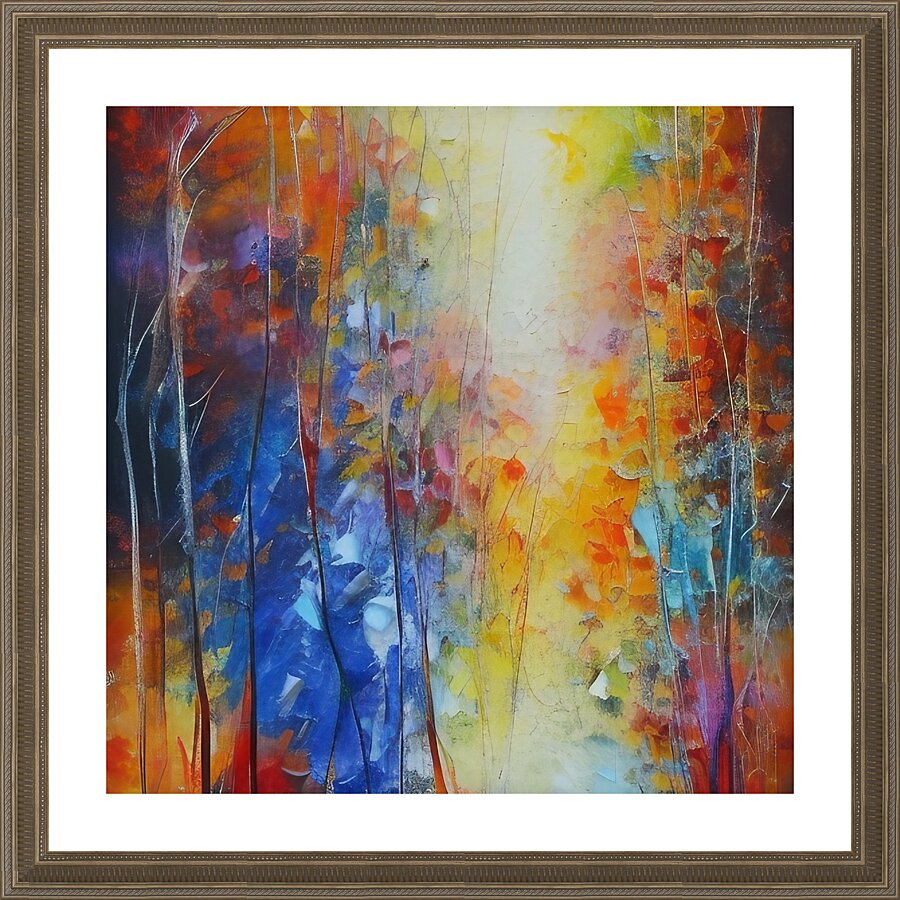 Destined. Abstract.  Picture Frame print