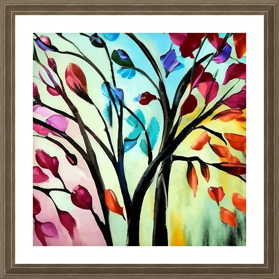 Branched Light. Part 2. Abstract. Picture Frame print