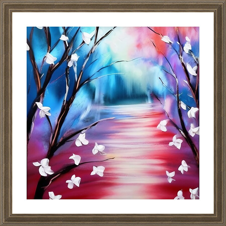 Walk of Inflection Picture Frame print