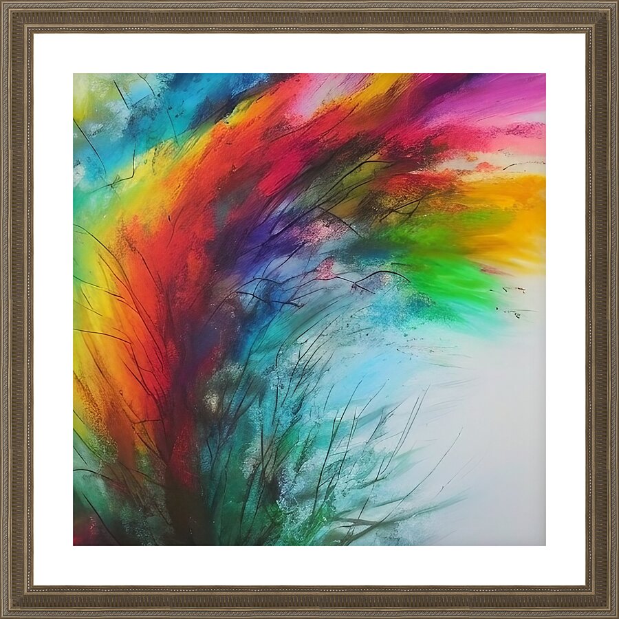 Ambition. Abstract. Picture Frame print