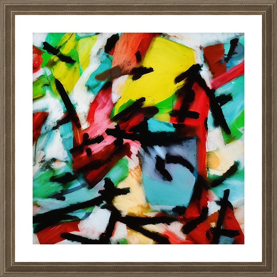 Nature Walk. Abstract. Picture Frame print