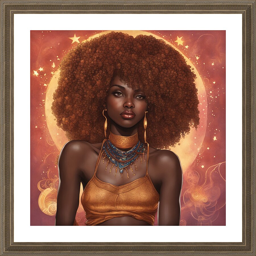 Melanin Magic  3 Picture Frame print