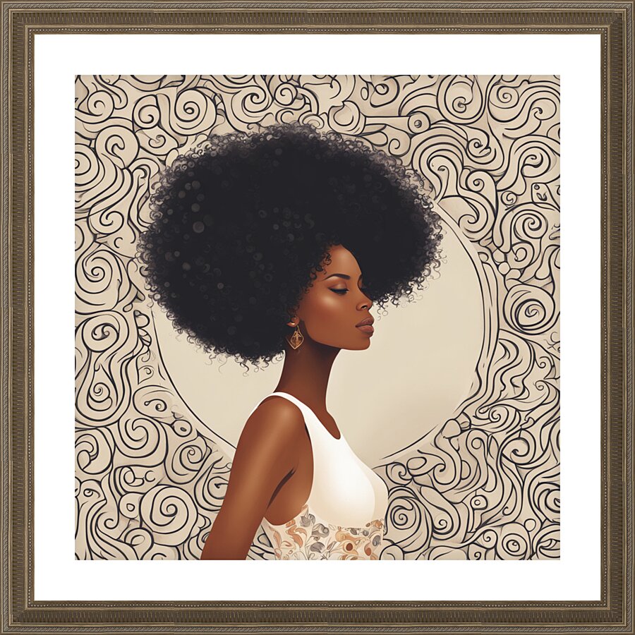 Melanin Magic  3 Picture Frame print