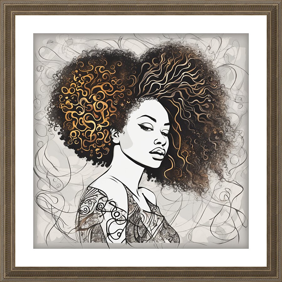 Melanin Magic  4 Picture Frame print