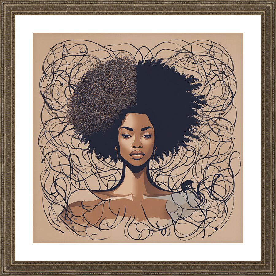 Melanin Magic  5 Picture Frame print