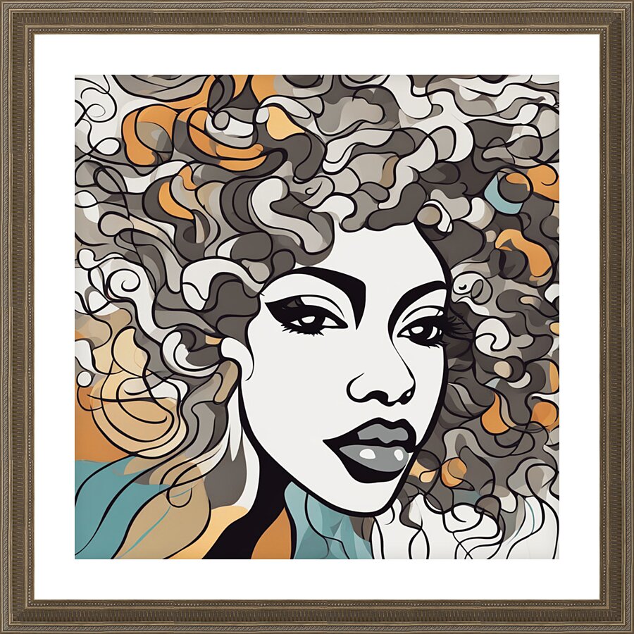 Melanin Magic  9 Picture Frame print