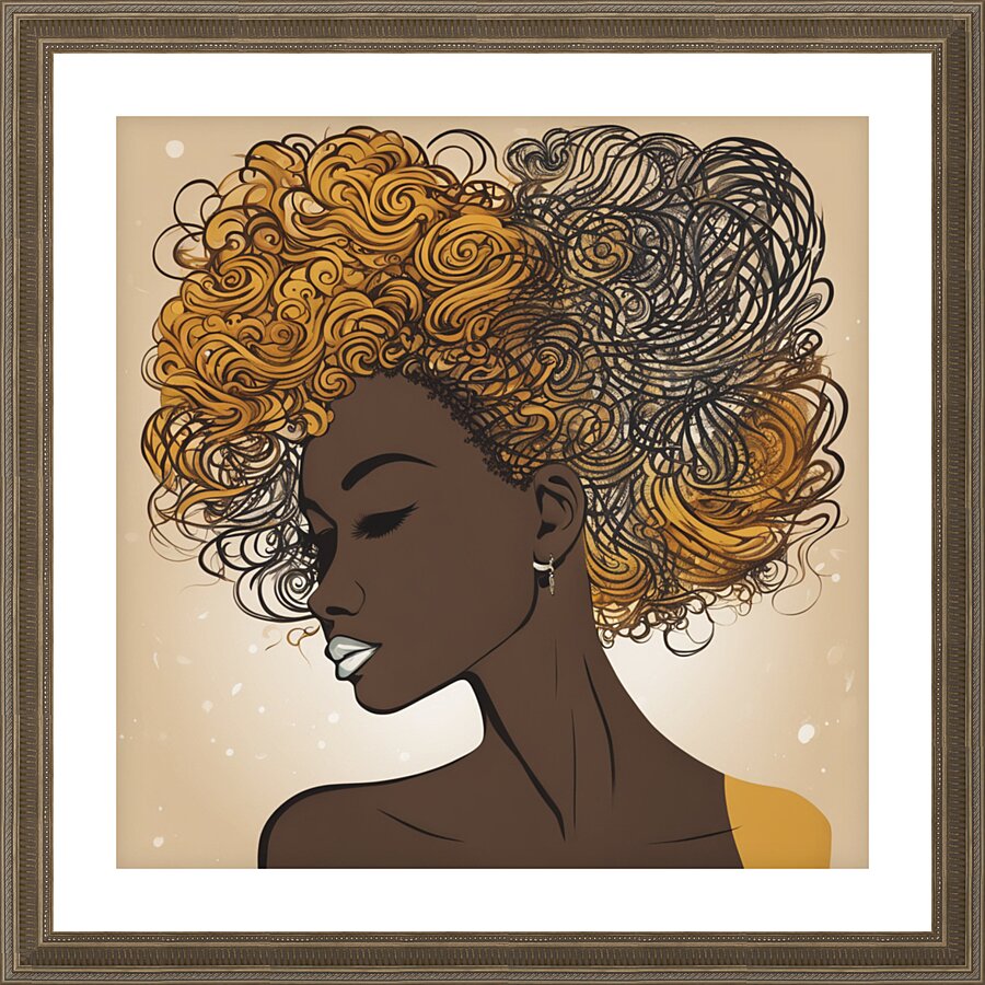 Melanin Magic  27 Picture Frame print