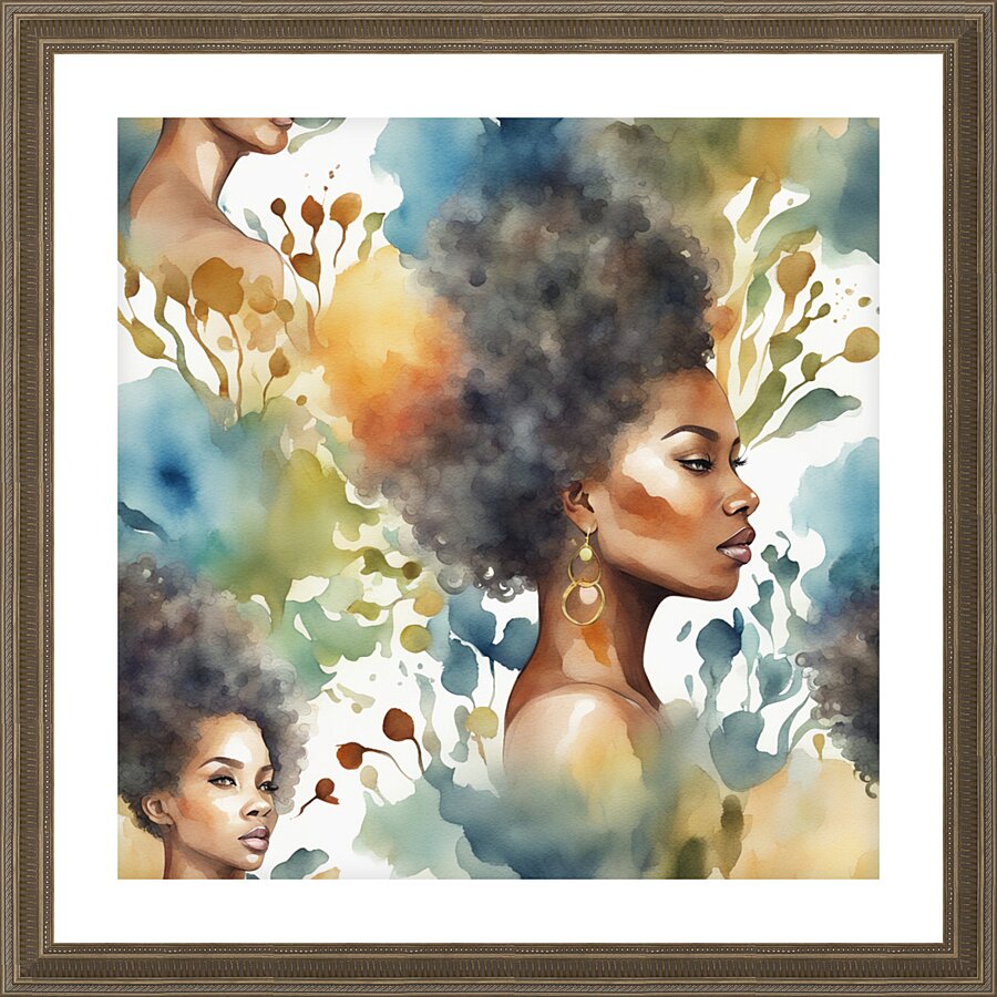 Melanin Magic  32 Picture Frame print