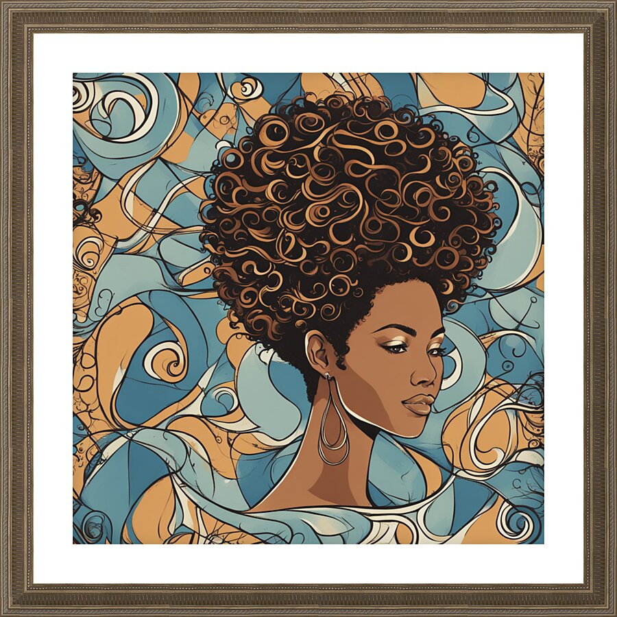 Melanin Magic  33 Picture Frame print
