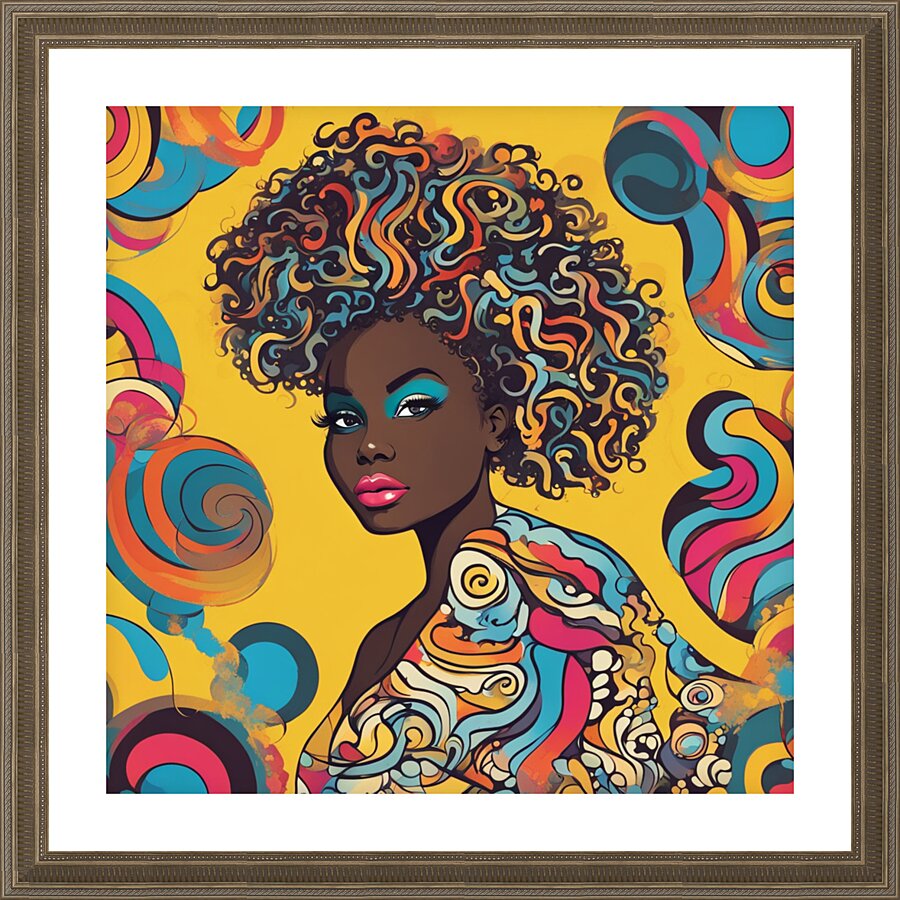 Melanin Magic  34 Picture Frame print