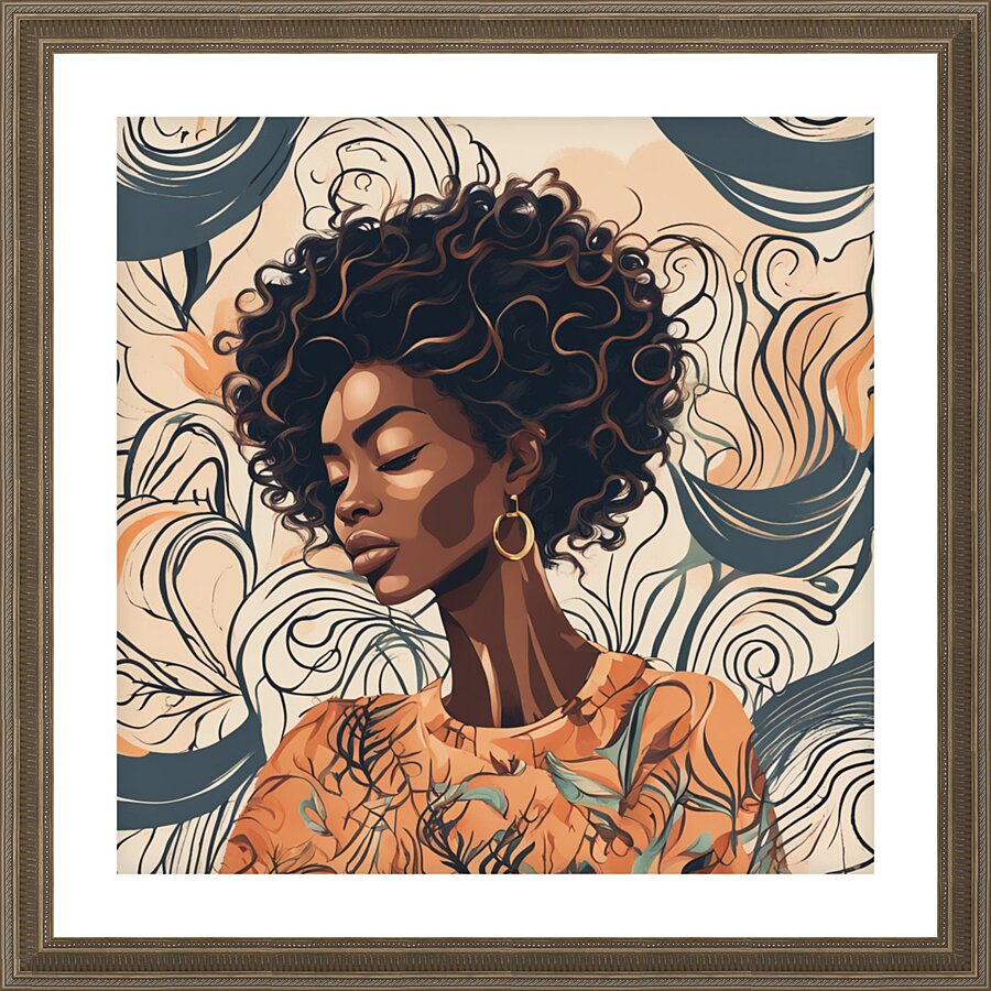Melanin Magic  39 Picture Frame print