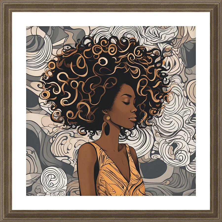 Melanin Magic  42 Picture Frame print