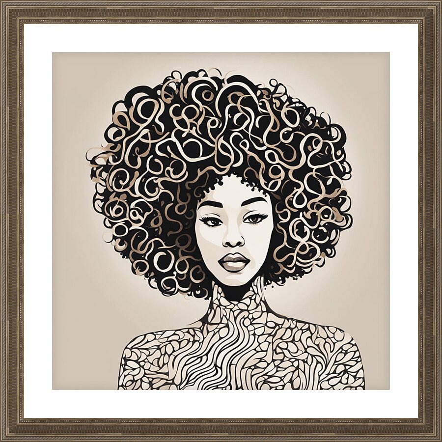 Melanin Magic  46 Picture Frame print