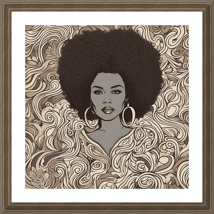 Melanin Magic  49 Picture Frame print