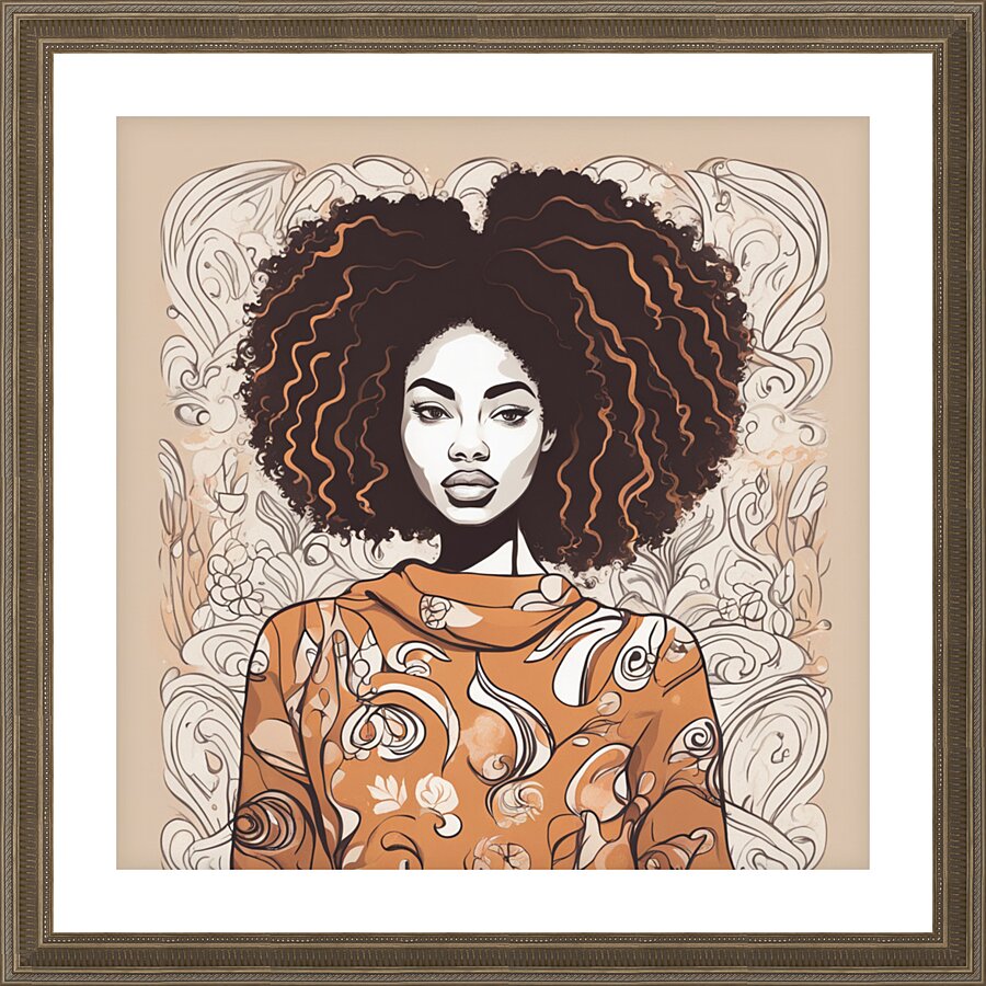 Melanin Magic  56 Picture Frame print
