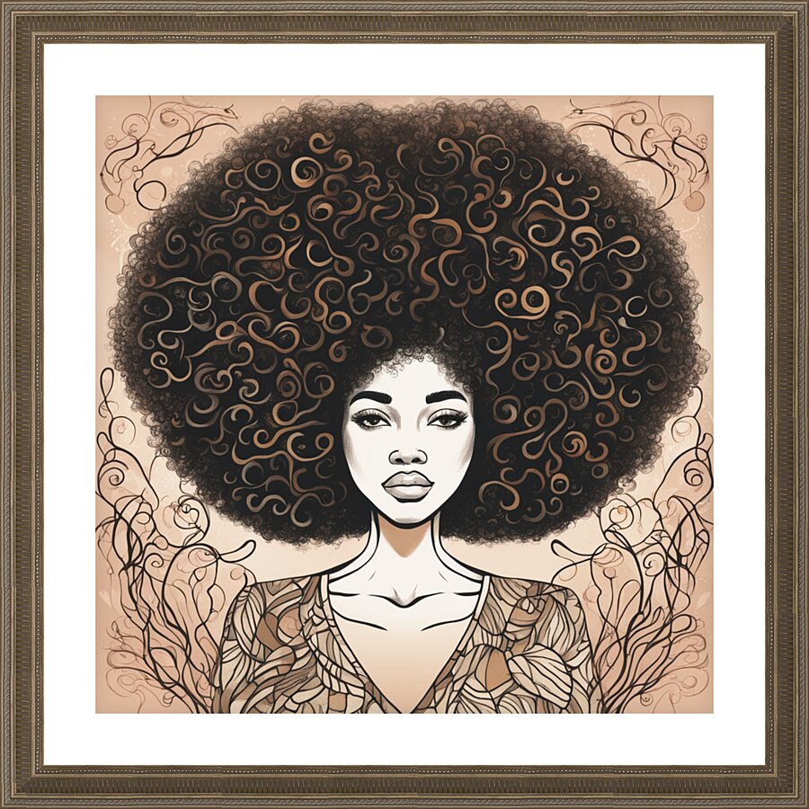 Melanin Magic  57 Picture Frame print