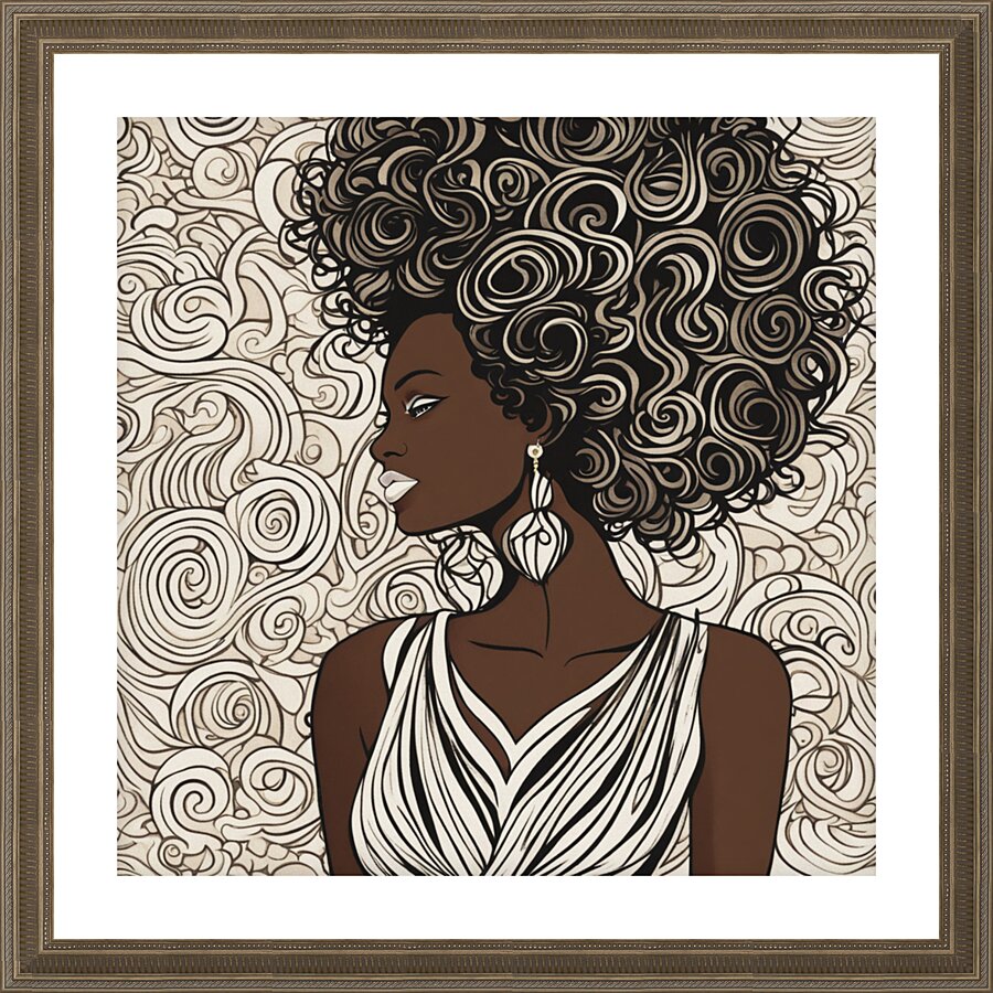 Melanin Magic  63 Picture Frame print
