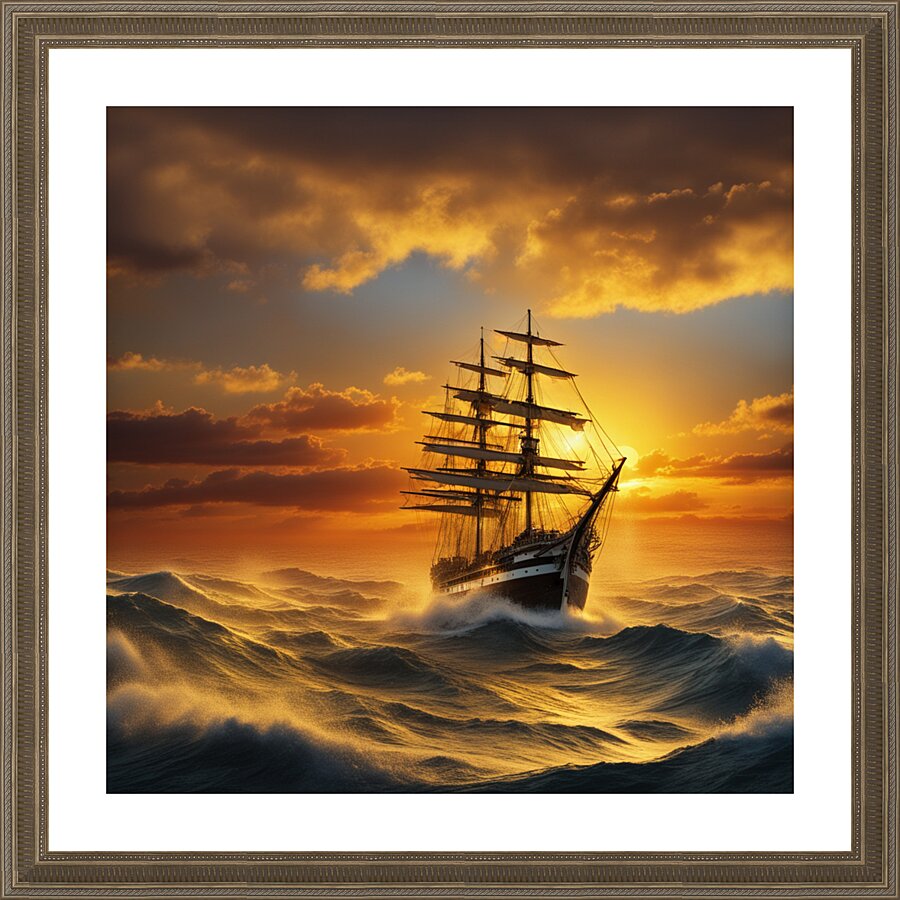 The Artful Gallery 5 Picture Frame print