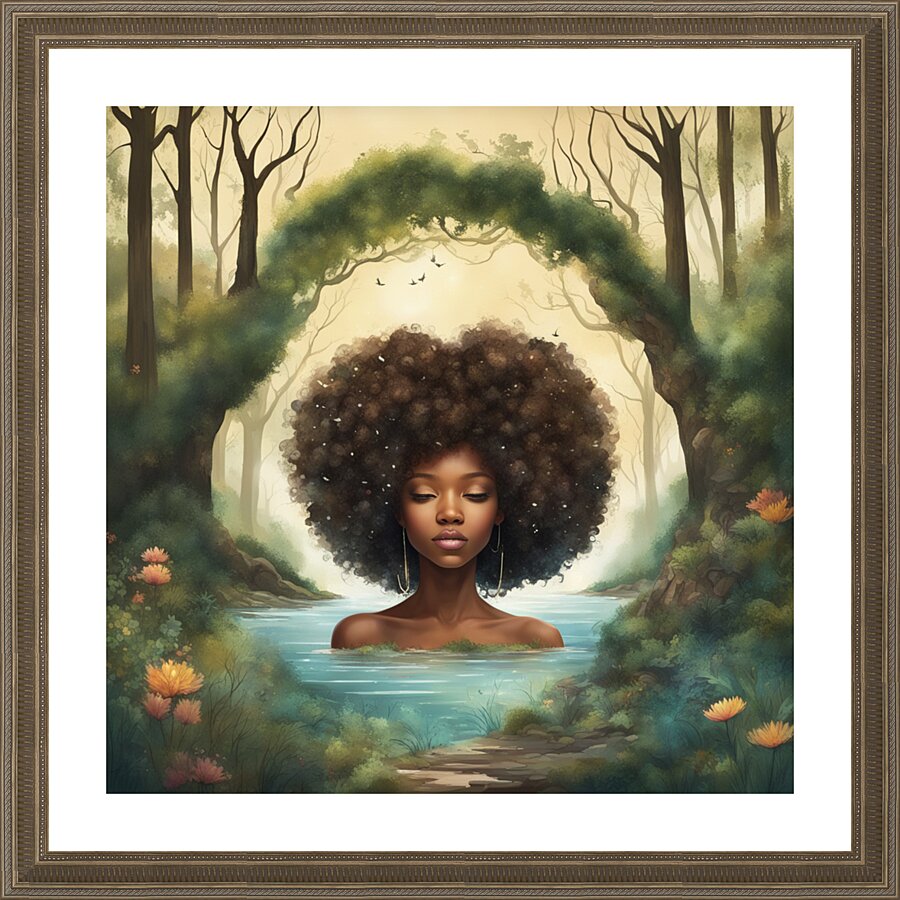 Melanin Magic  21 Picture Frame print