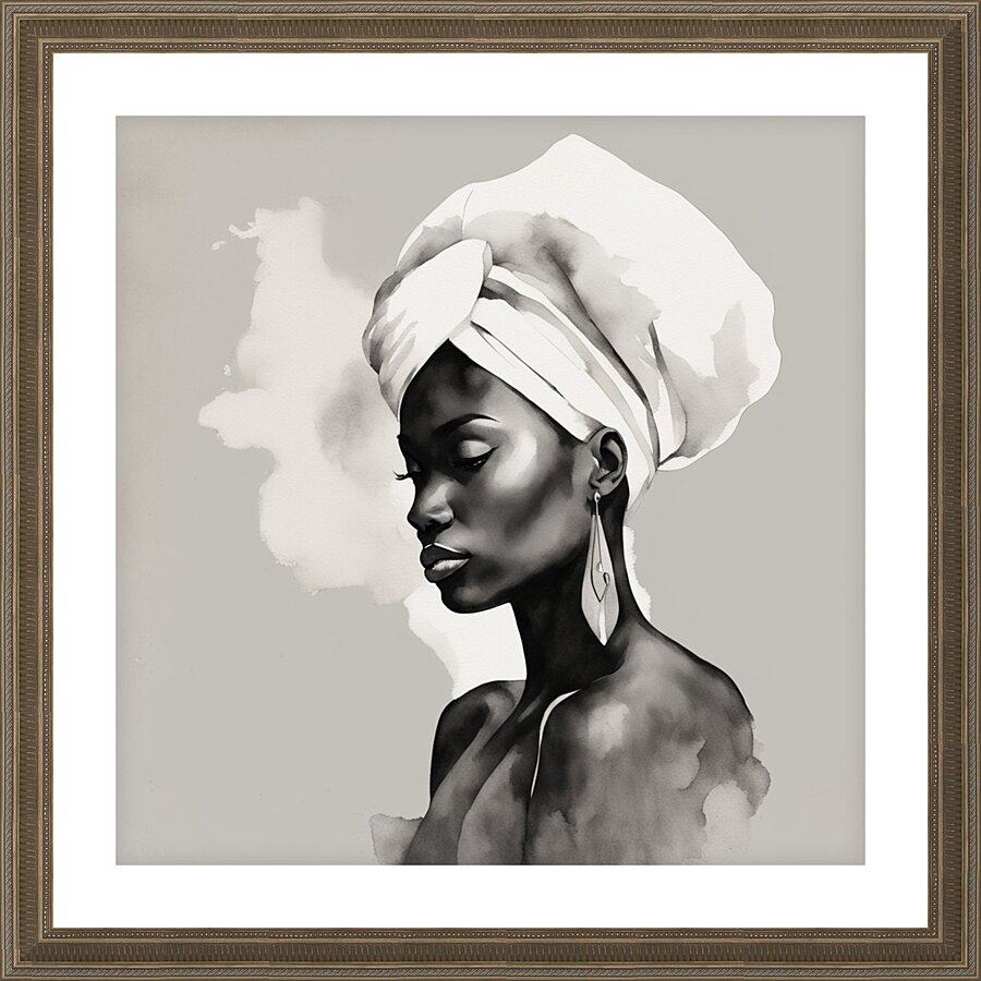 Silhouette of Strength Collection 1 - The Artful Mane 12 Picture Frame print