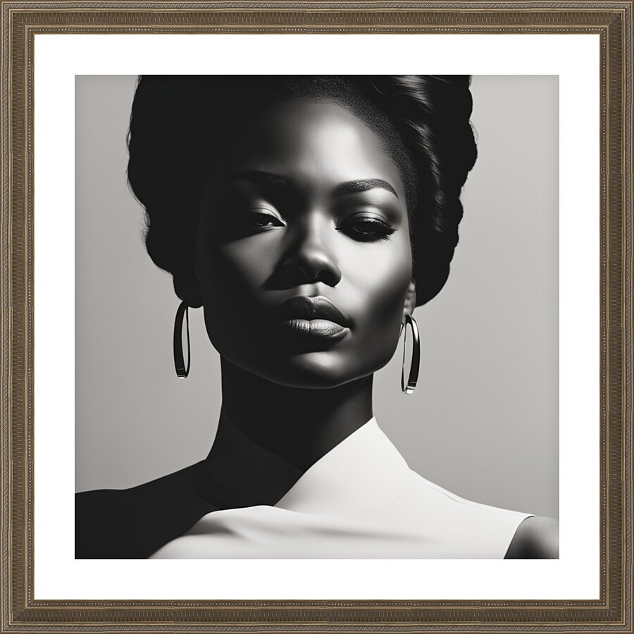 Silhouette of Strength Collection 2 - The Artful Mane 9 Picture Frame print