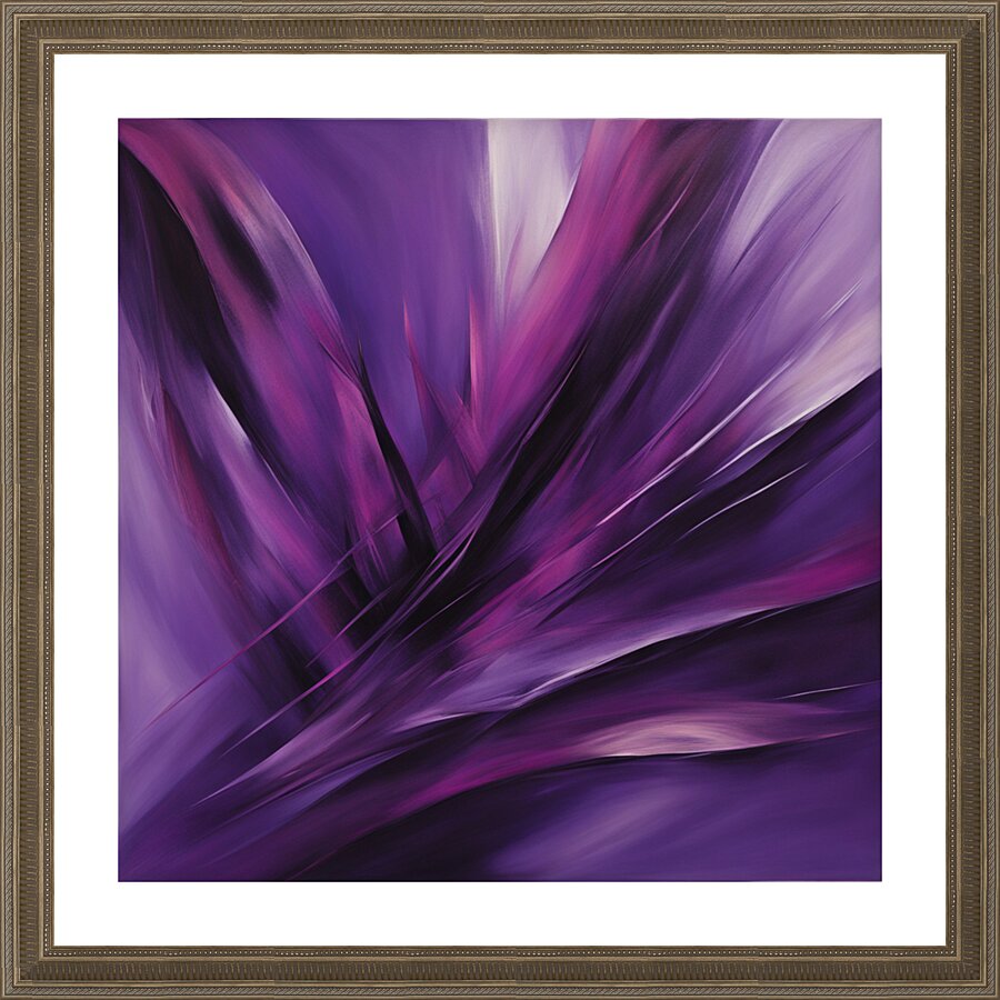 The Purle Aurora 1 Picture Frame print