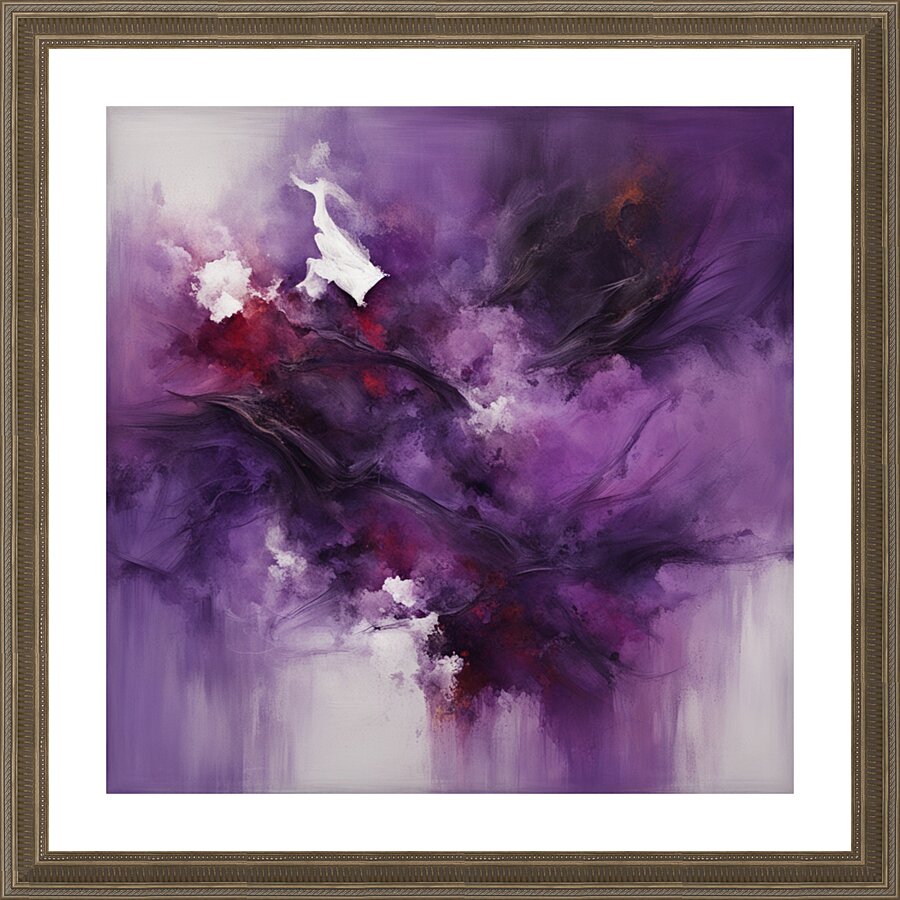 The Purle Aurora 2 Picture Frame print