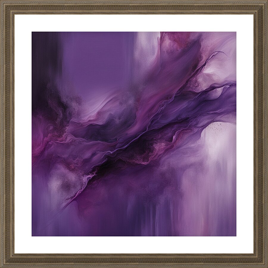 The Purle Aurora 6 Picture Frame print
