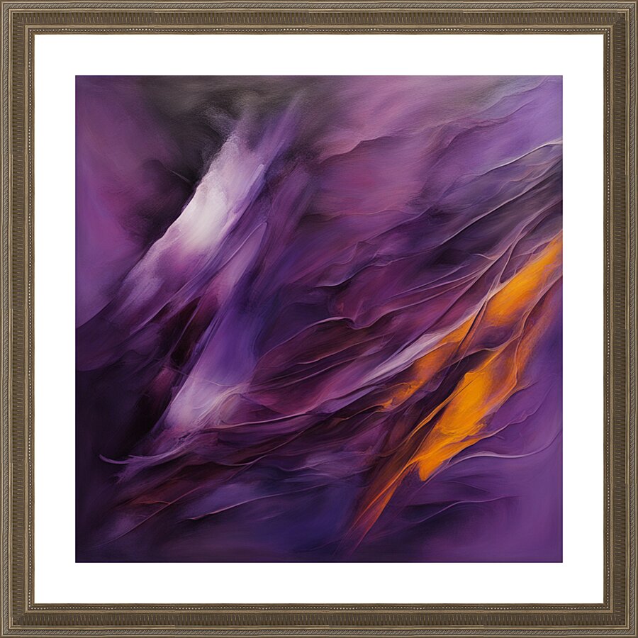 The Purle Aurora 10 Picture Frame print