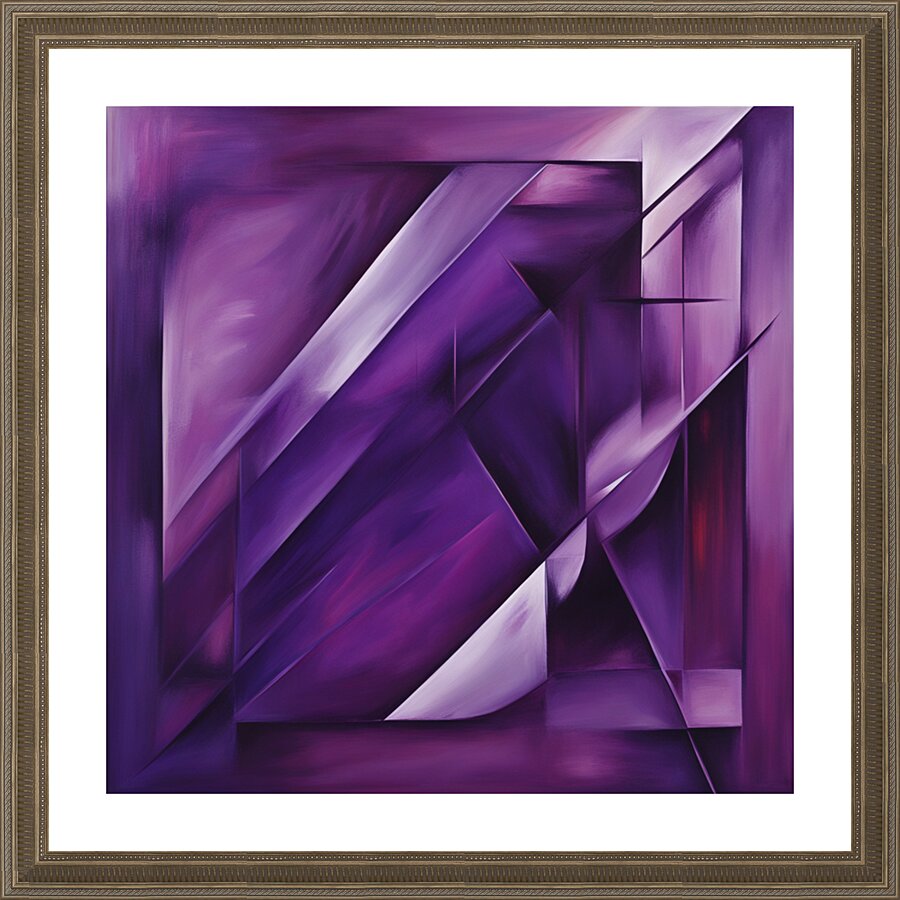 The Purle Aurora 12 Picture Frame print