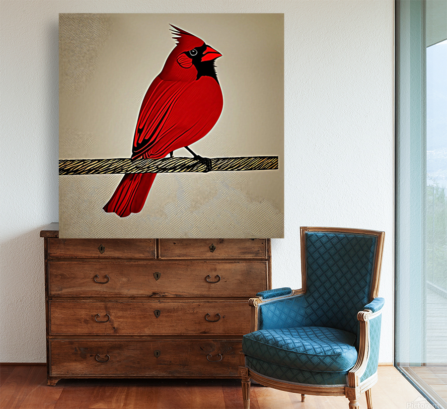 The Observing Cardinal  Reproduction