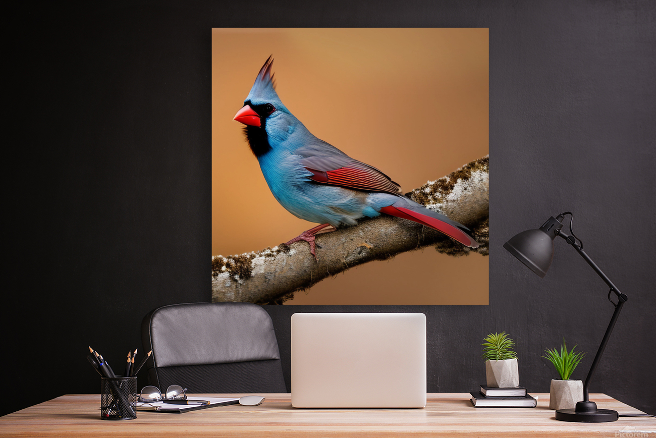 Colorful Cardinal  Reproduction