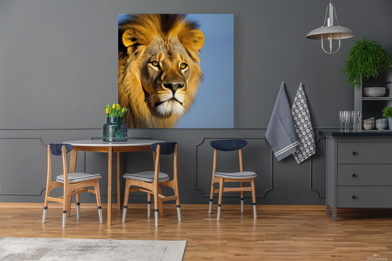 The King. Lion Reproduction