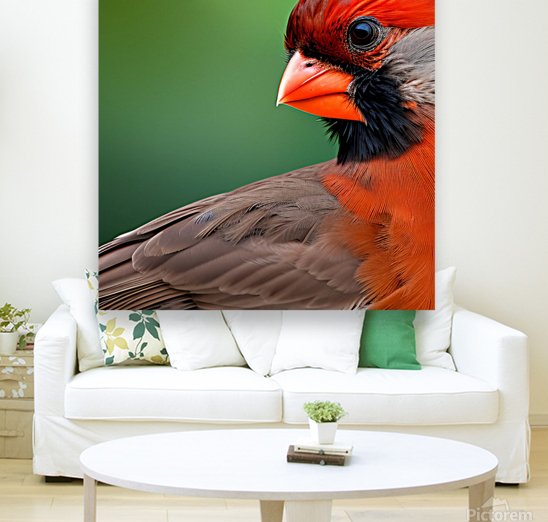 Attentive. Cardinal. Reproduction