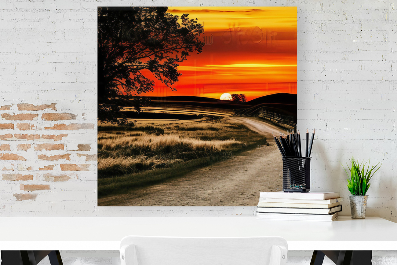 A Serene Sunset Reproduction