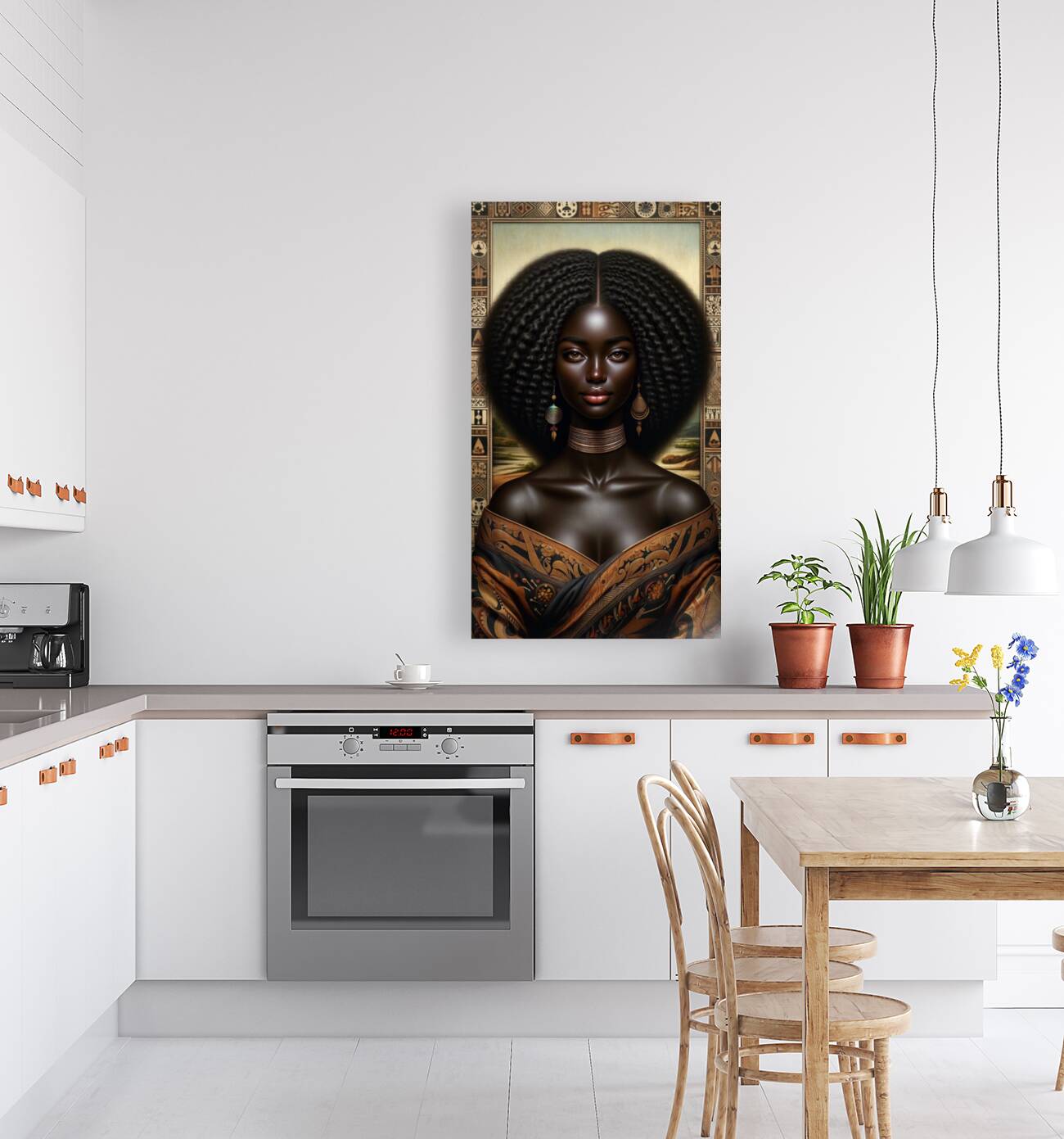 Black Mona Lisa Reproduction