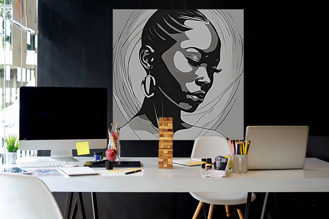 Silhouette of Strength Collection 1 - The Artful Mane 40 Reproduction