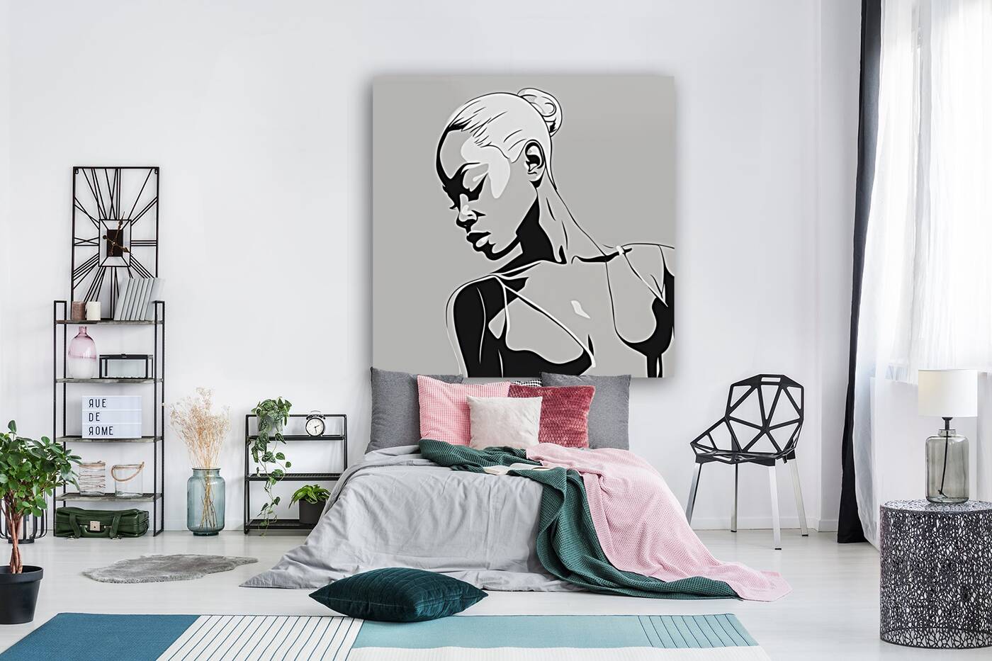 Silhouette of Strength Collection 1 - The Artful Mane 45 Reproduction