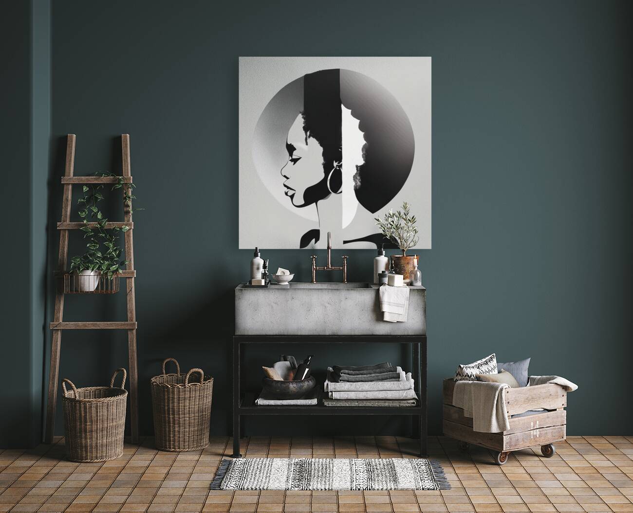 Silhouette of Strength Collection 1 - The Artful Mane 48 Reproduction