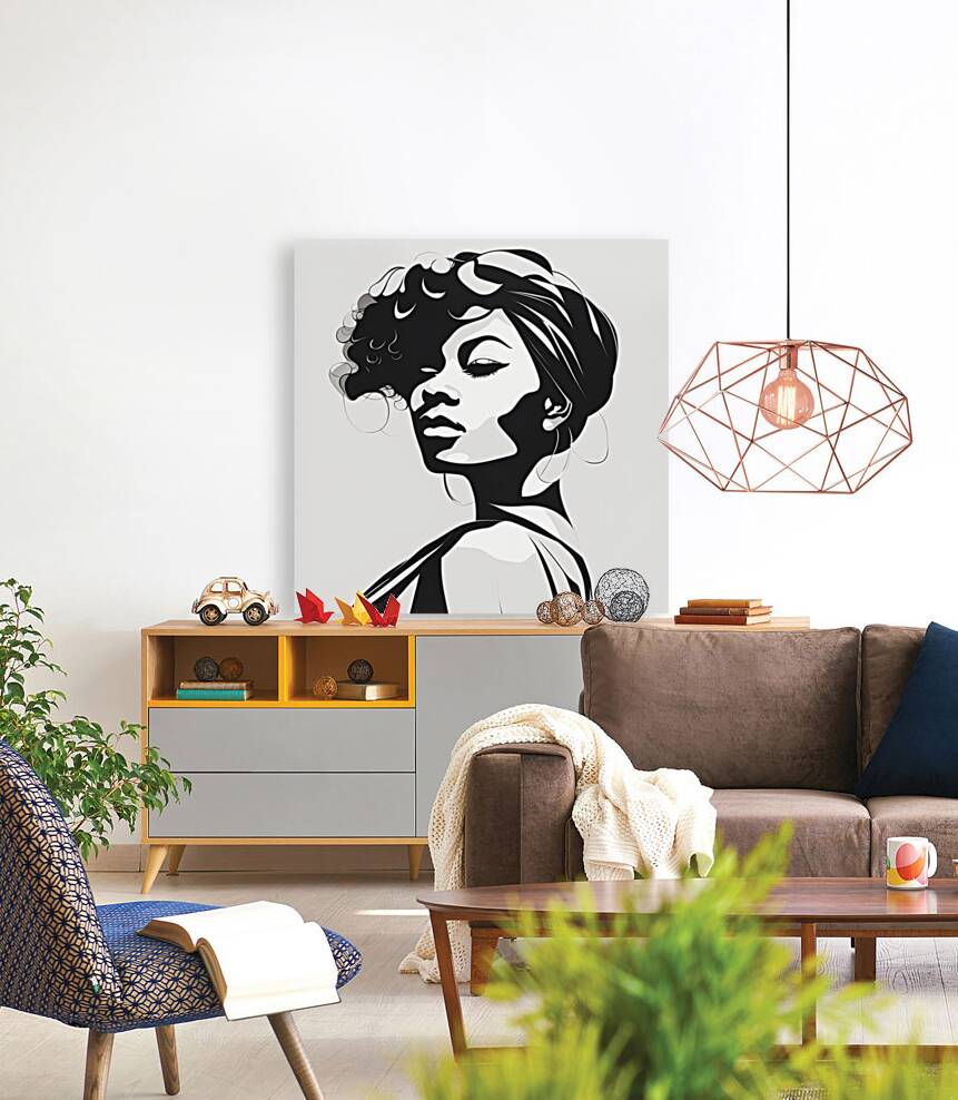 Silhouette of Strength Collection 1 - The Artful Mane 60 Reproduction