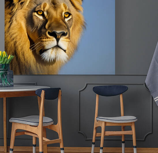 The King. Lion Reproduction